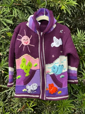 Children’s Hand Knitted Sweater Size 6