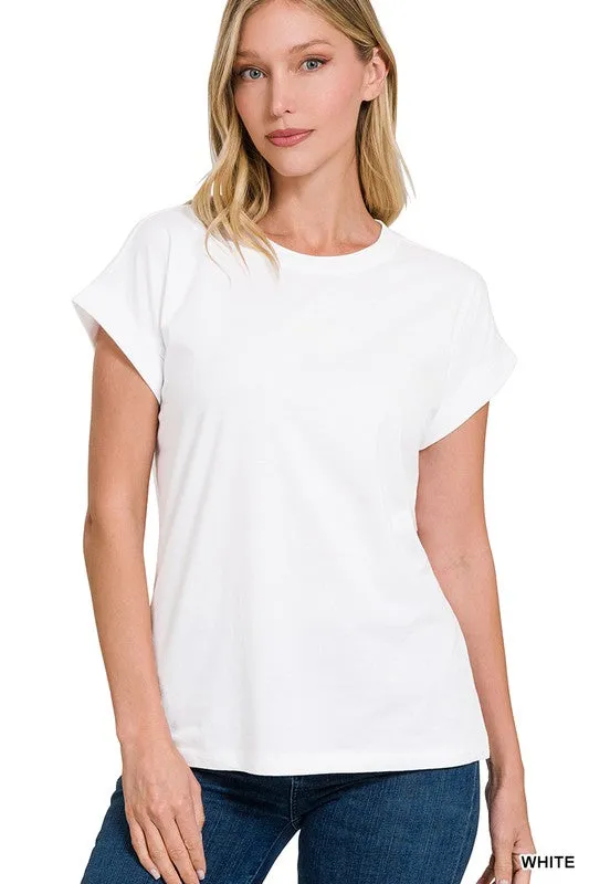 Cotton Crew Neck T-Shirt