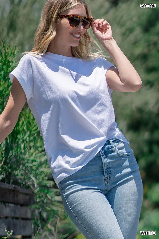 Cotton Crew Neck T-Shirt