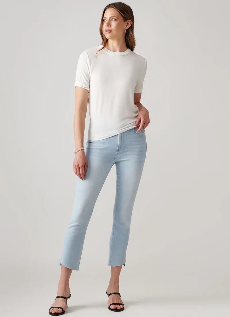 Crochet Trim T-Shirt