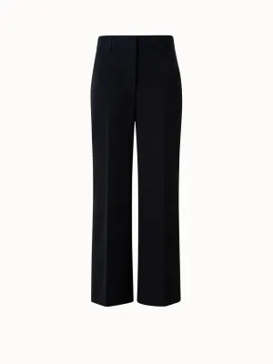 Cropped Wide Cotton Pants