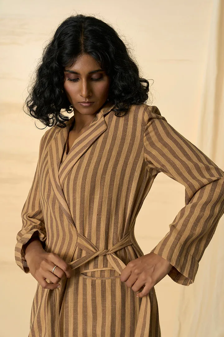 Desert Kala Cotton Tie Up Blazer