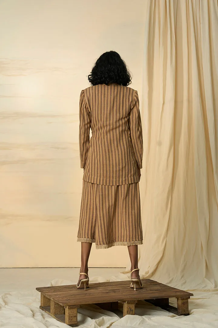 Desert Kala Cotton Tie Up Blazer