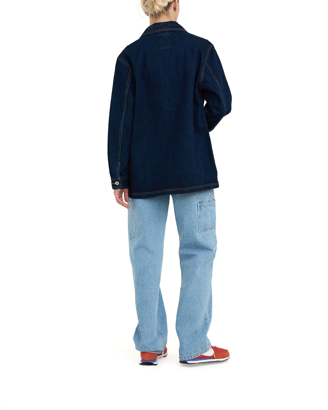 Edee Chore Shirt - Dry Indigo