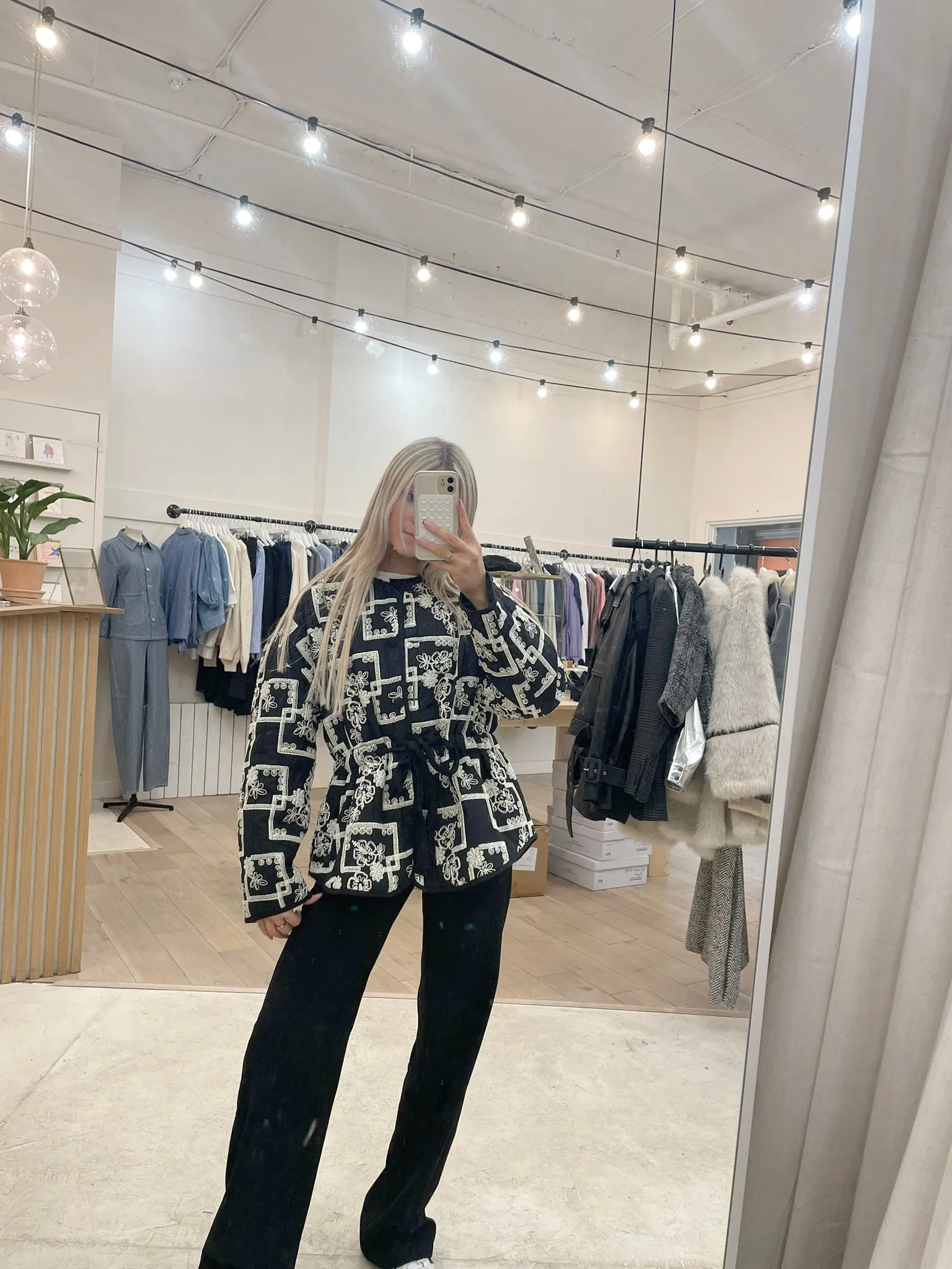 Embroidery Quilted Jacket