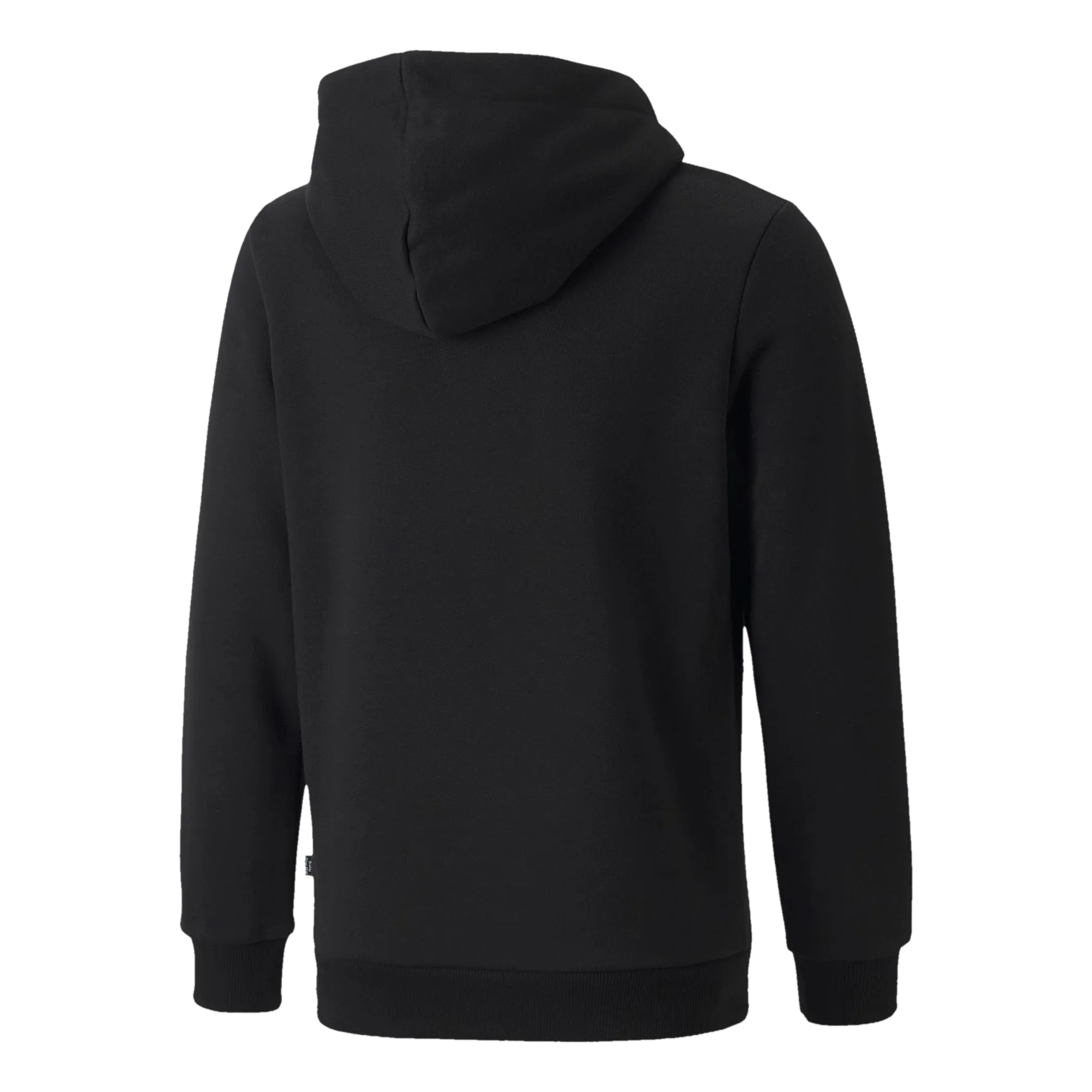 Ess  2 Col Big Logo Hoodie Fl  Puma Black-vibrant Orange