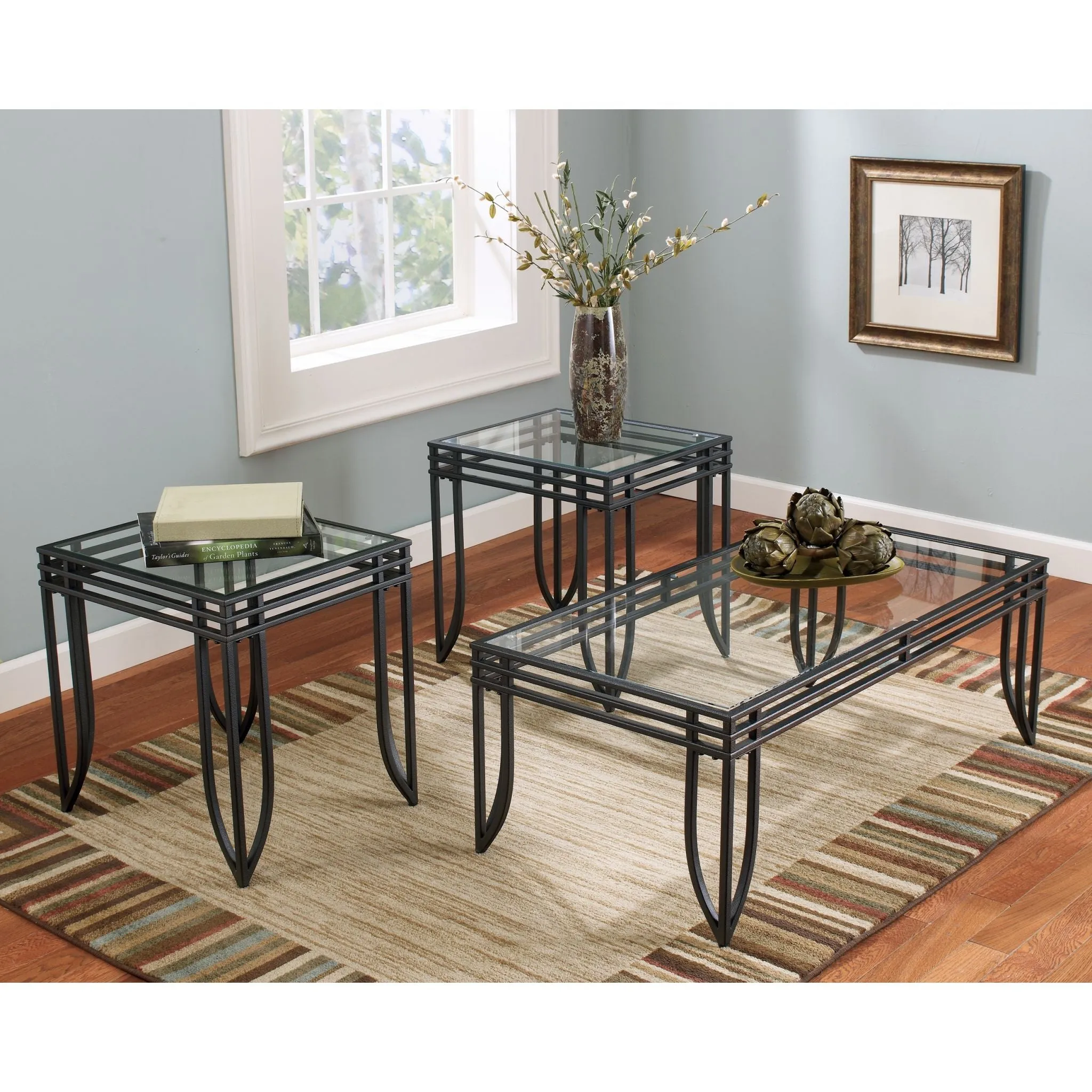 Exeter 3 Pack Tables - Black