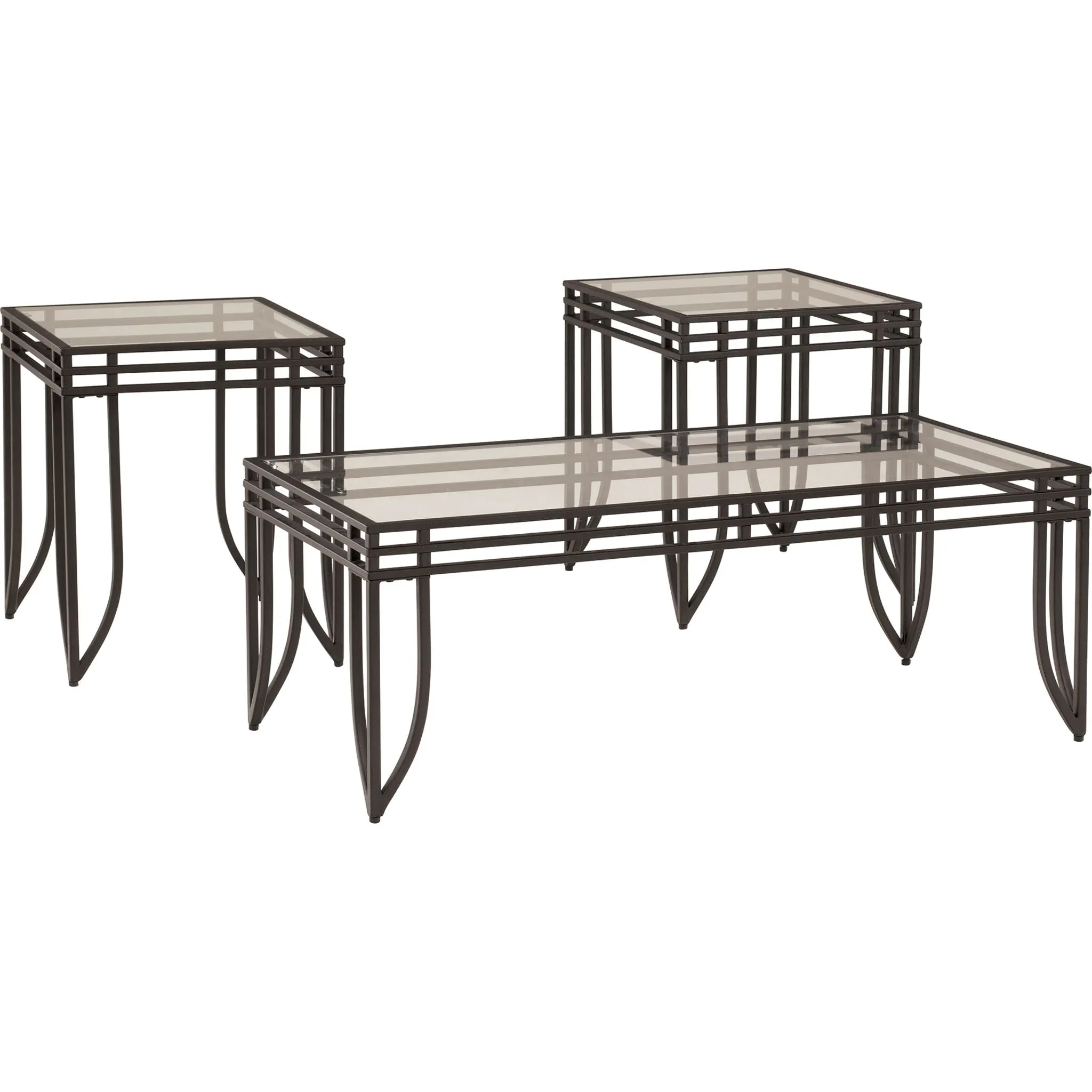 Exeter 3 Pack Tables - Black