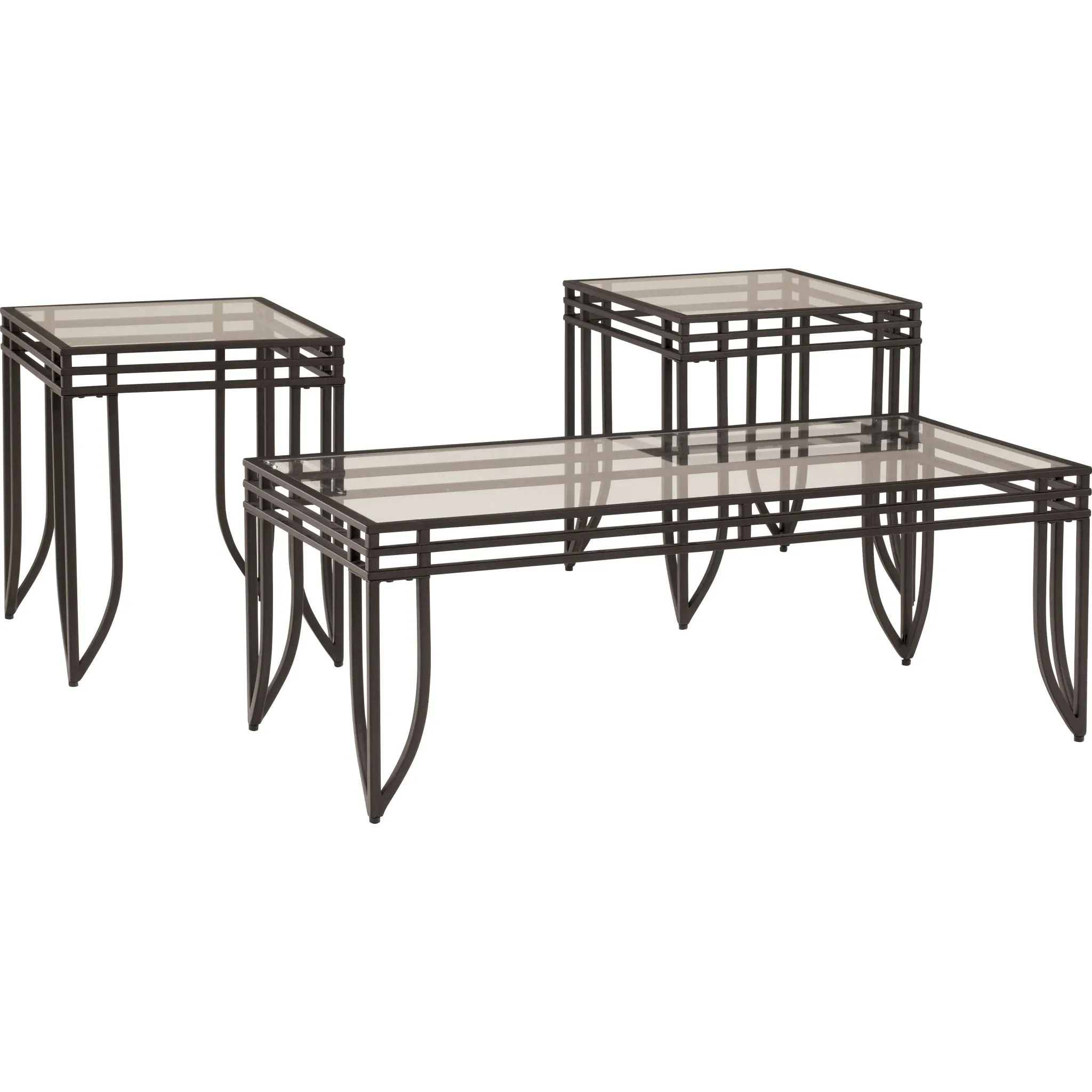 Exeter 3 Pack Tables - Black