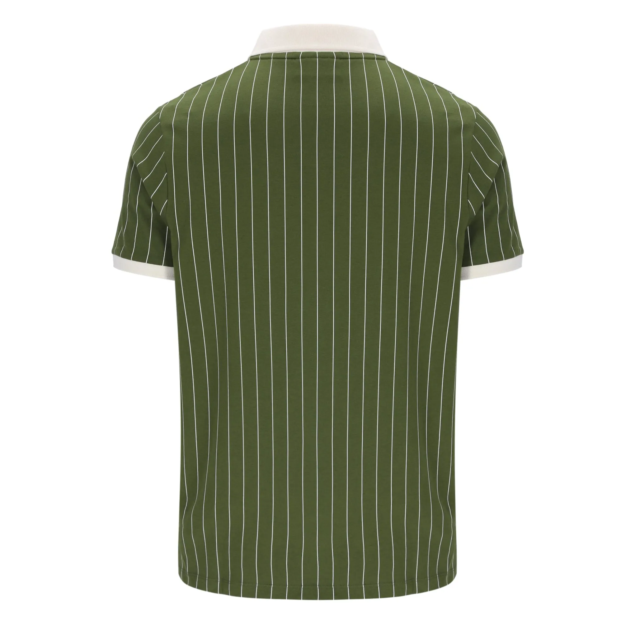 Fila Vintage BB1 Striped Polo Shirt Green