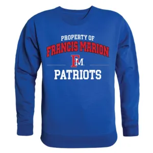 FMU Francis Marion University Patriots Property Crewneck Pullover Sweatshirt Sweater Royal