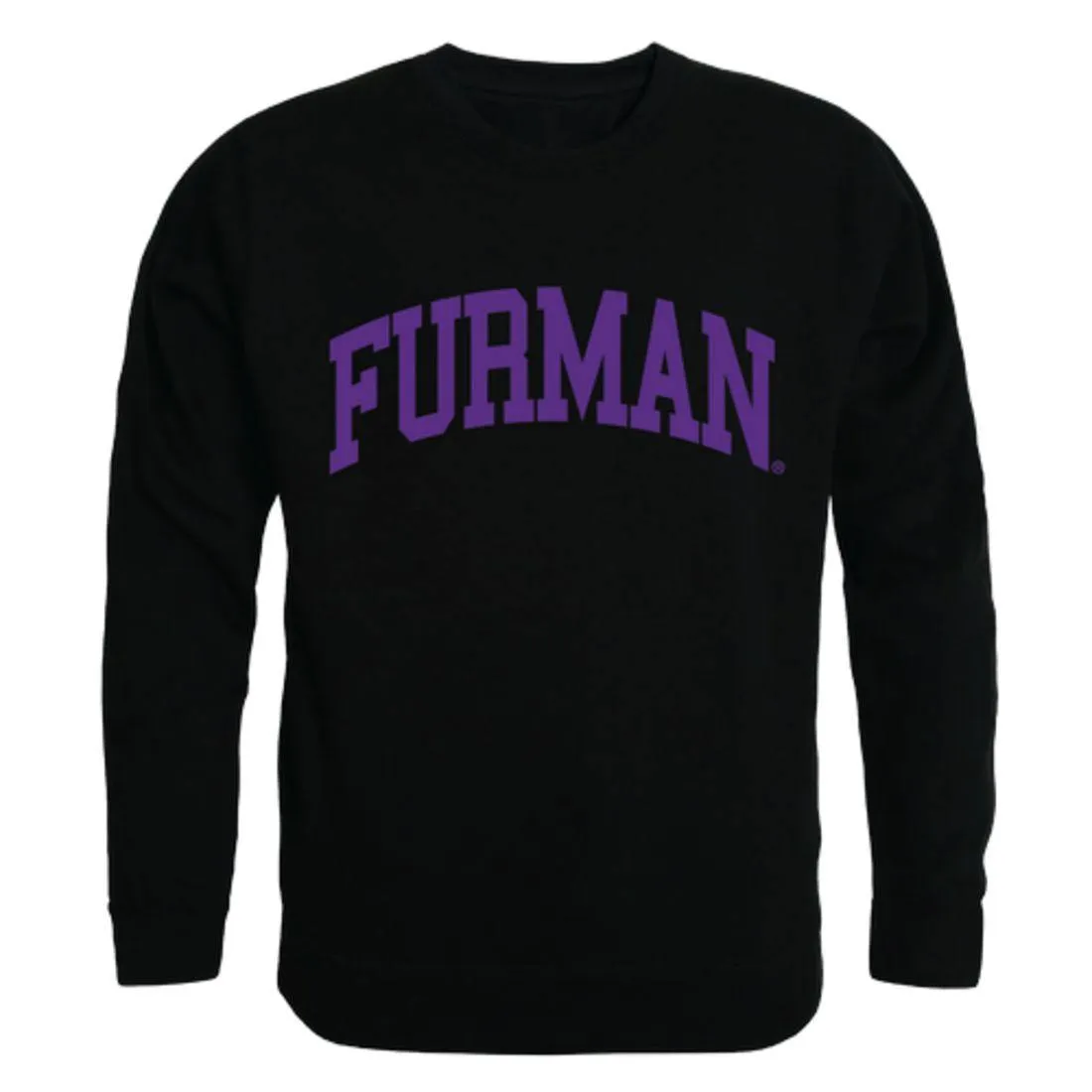Furman University Paladins Arch Crewneck Pullover Sweatshirt Sweater Black