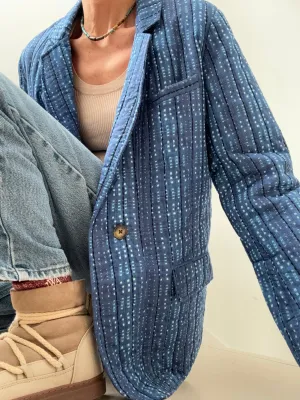 Gerard Darel Paris Quilted Blazer