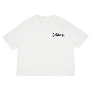 Girlfriend Crop T-Shirt White