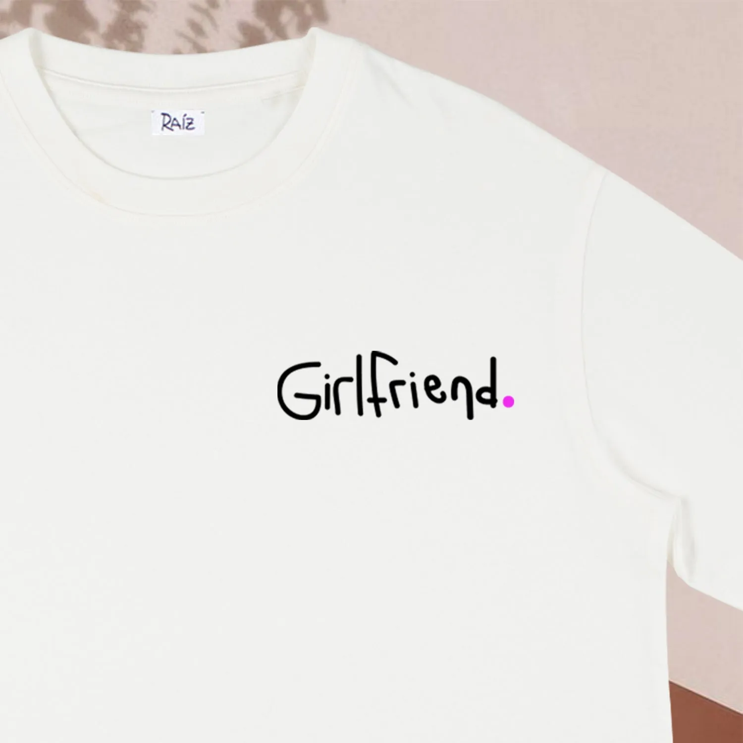 Girlfriend Crop T-Shirt White