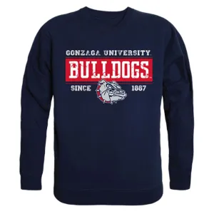Gonzaga University Bulldogs Established Crewneck Pullover Sweatshirt Sweater Navy