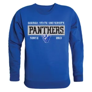 GSU Georgia State University Panthers Established Crewneck Pullover Sweatshirt Sweater Royal