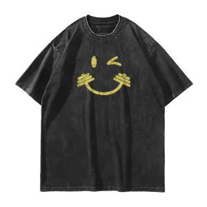 Gym Smile Washed T-Shirt