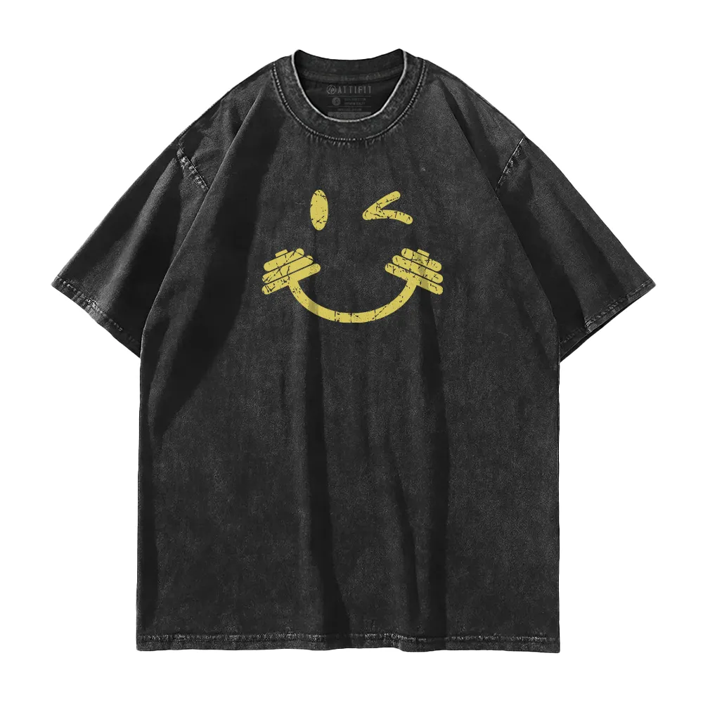 Gym Smile Washed T-Shirt