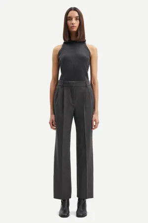 Haveny Dark Grey Tailored Trousers