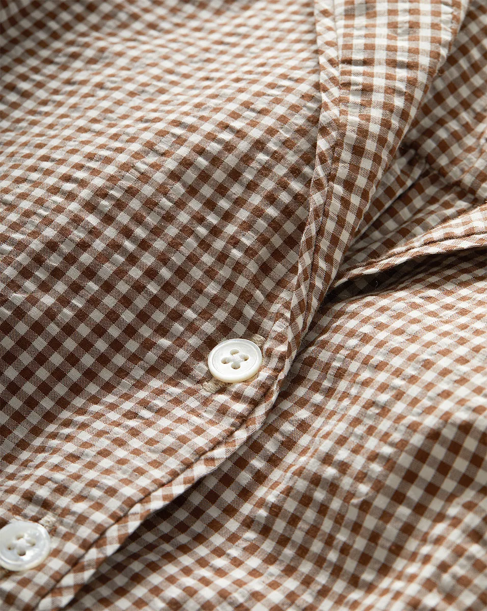 Ilene Gingham Button-Down Shirt