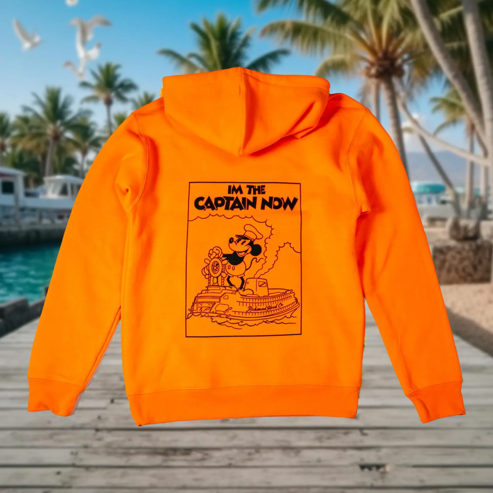 I’m The Captain Now Hoodie - Orange