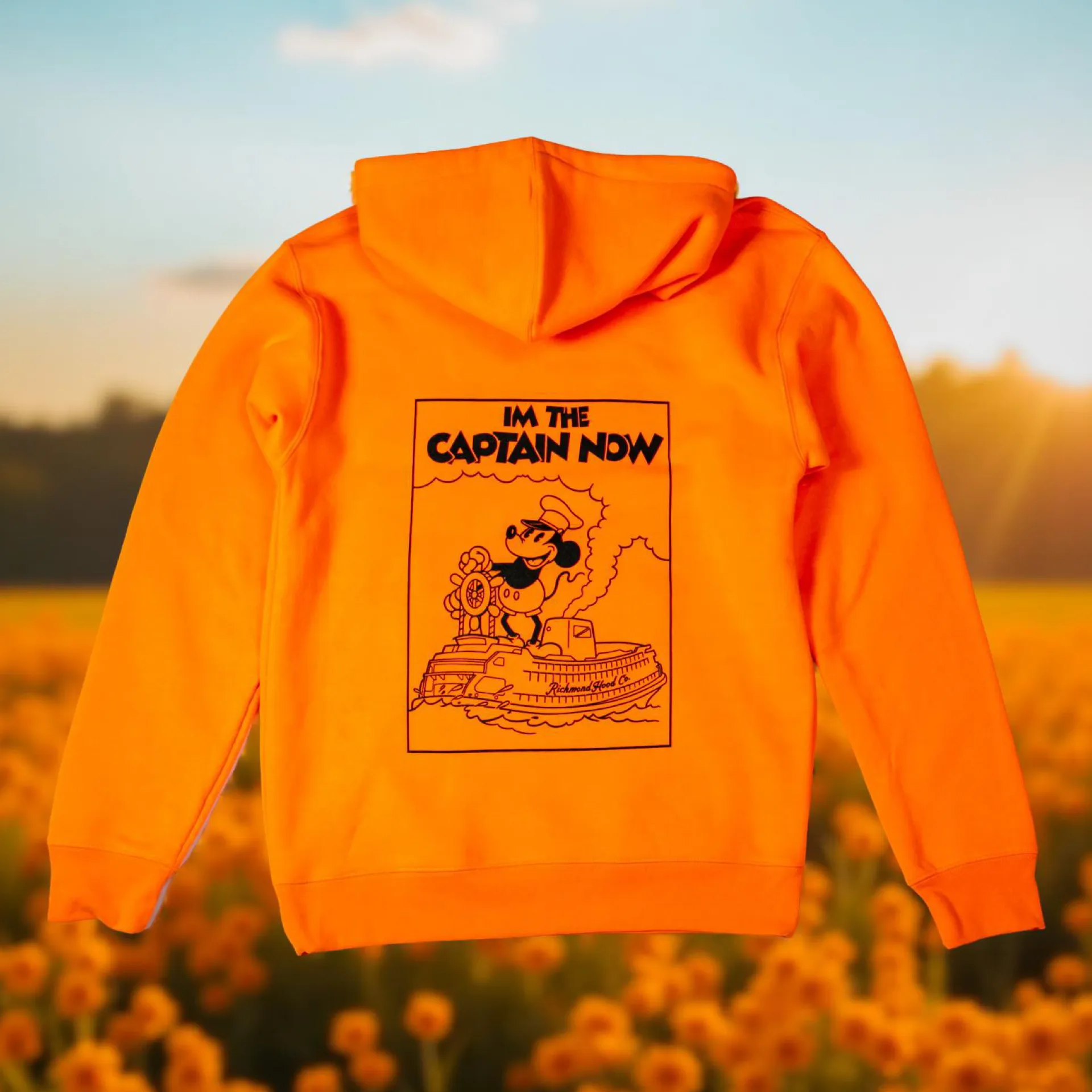I’m The Captain Now Hoodie - Orange