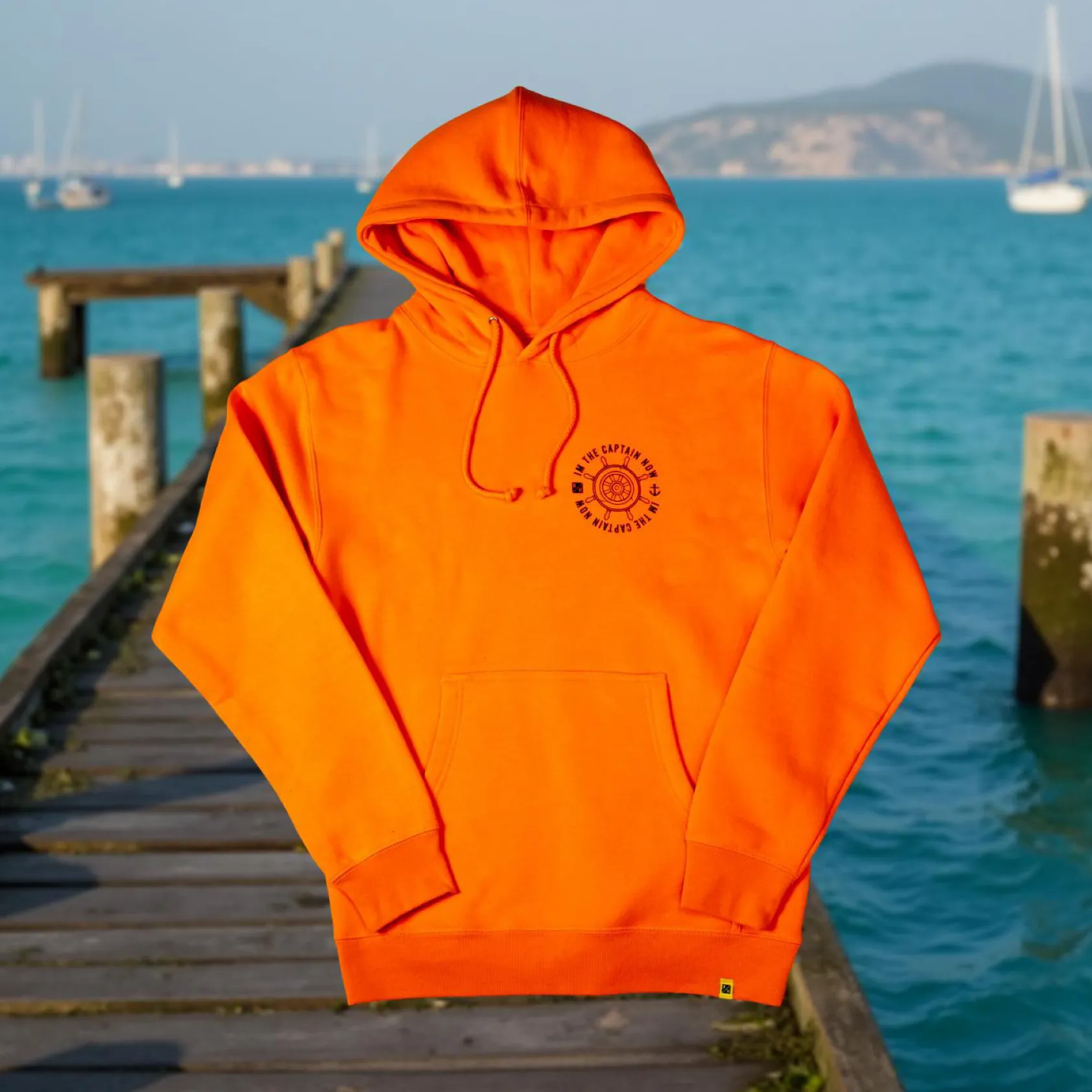 I’m The Captain Now Hoodie - Orange