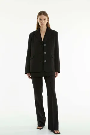 INTERCHANGE TAILORED TROUSERS | BLACK
