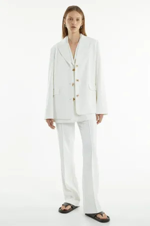 INTERCHANGE TAILORED TROUSERS | OFF WHITE