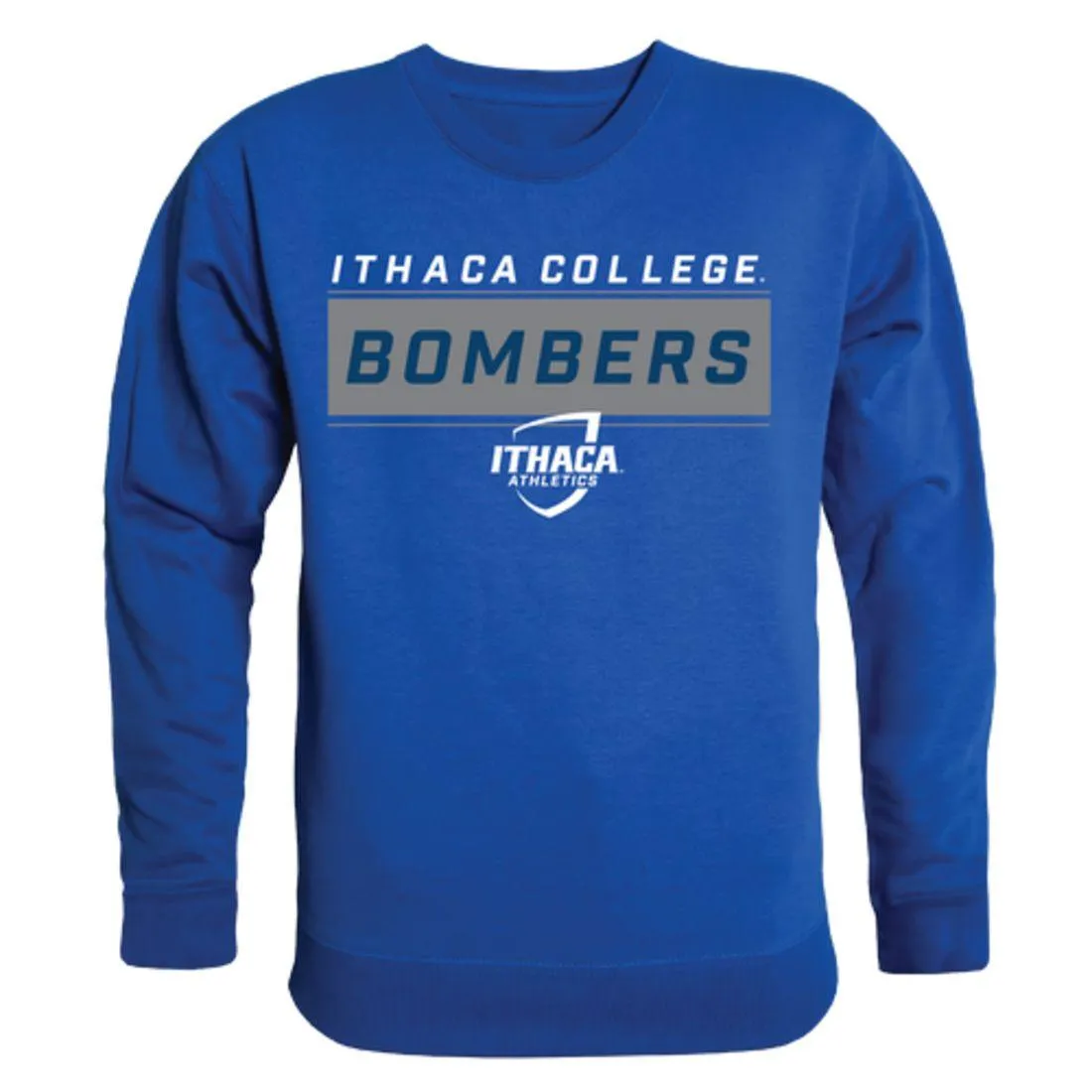 Ithaca College Bombers Established Crewneck Pullover Sweatshirt Sweater Royal
