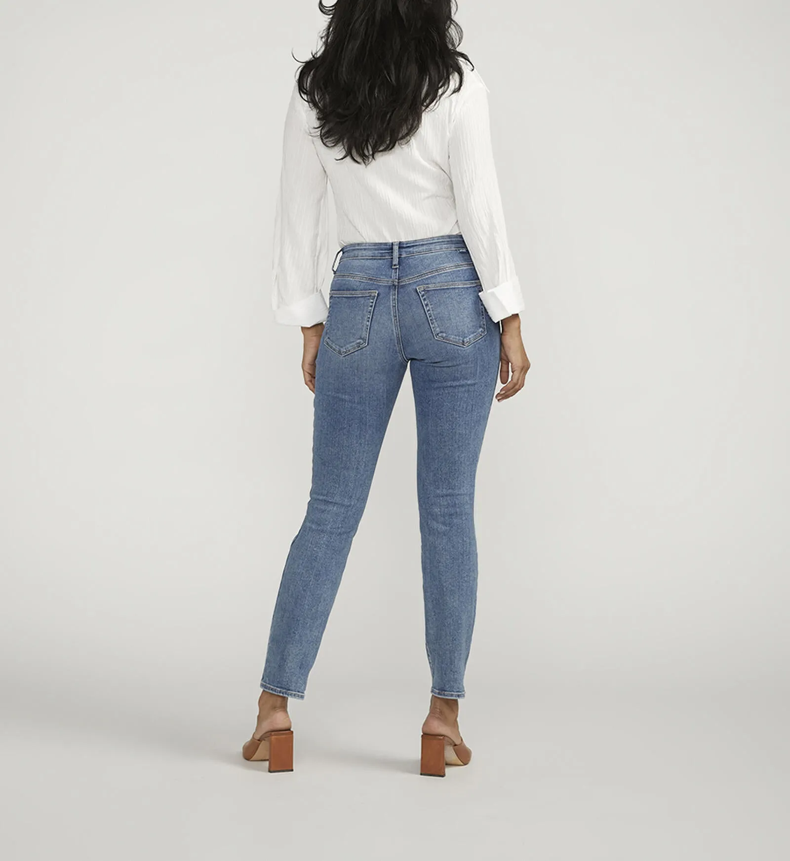 JAG Forever Stretch Mid Rise Straight Leg Jean