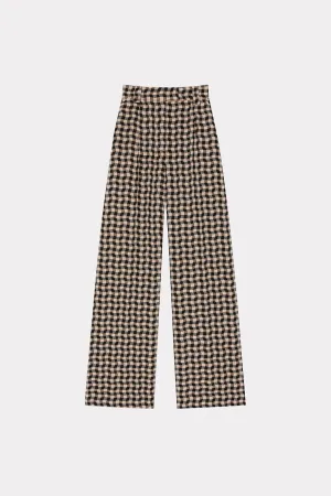 KENZO | WAVY VICHY TAILORED TROUSERS