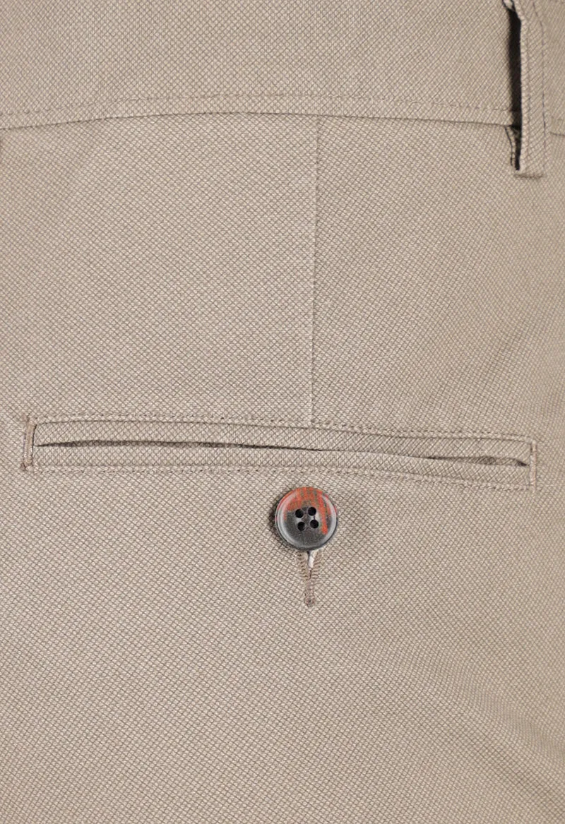 Khaki cotton chino - NPBWFTRS-23