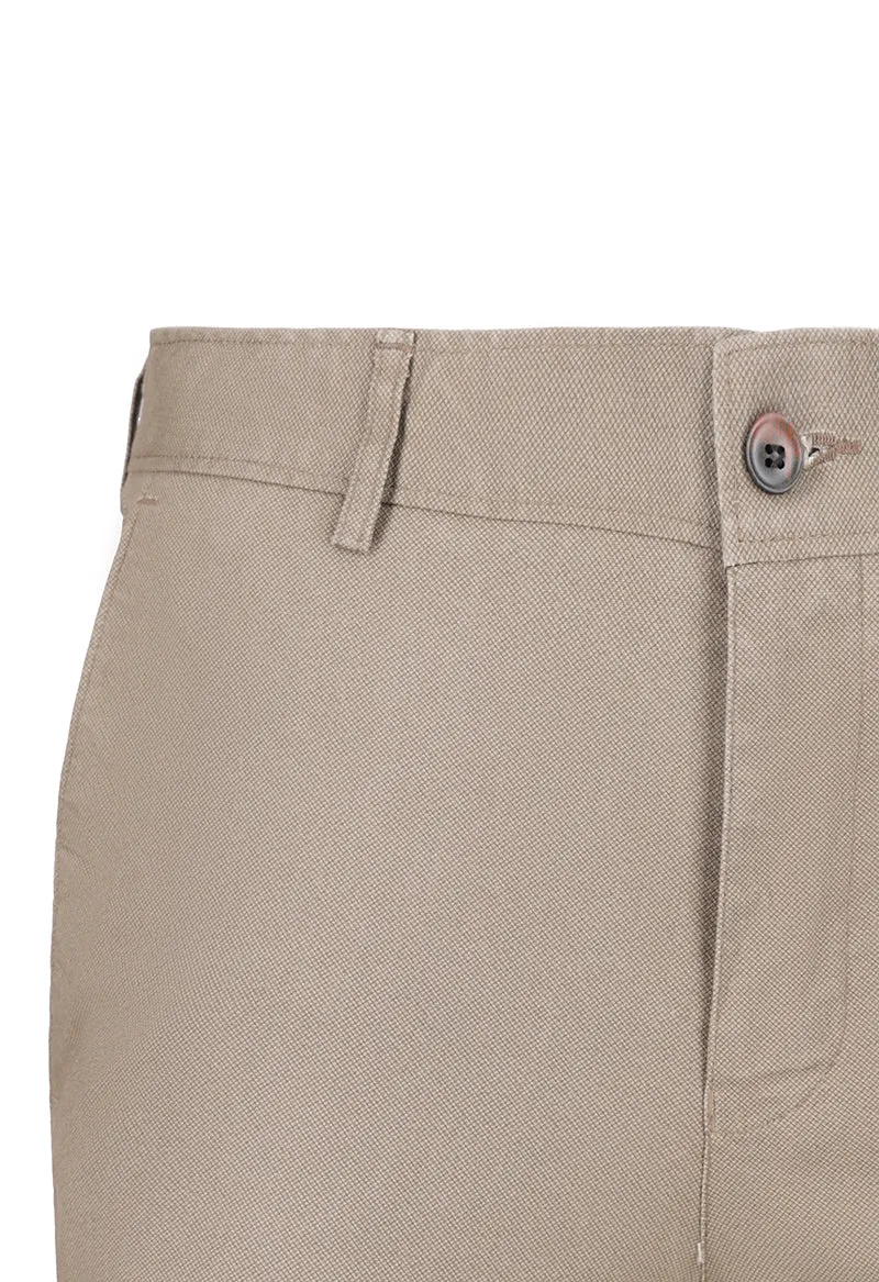 Khaki cotton chino - NPBWFTRS-23