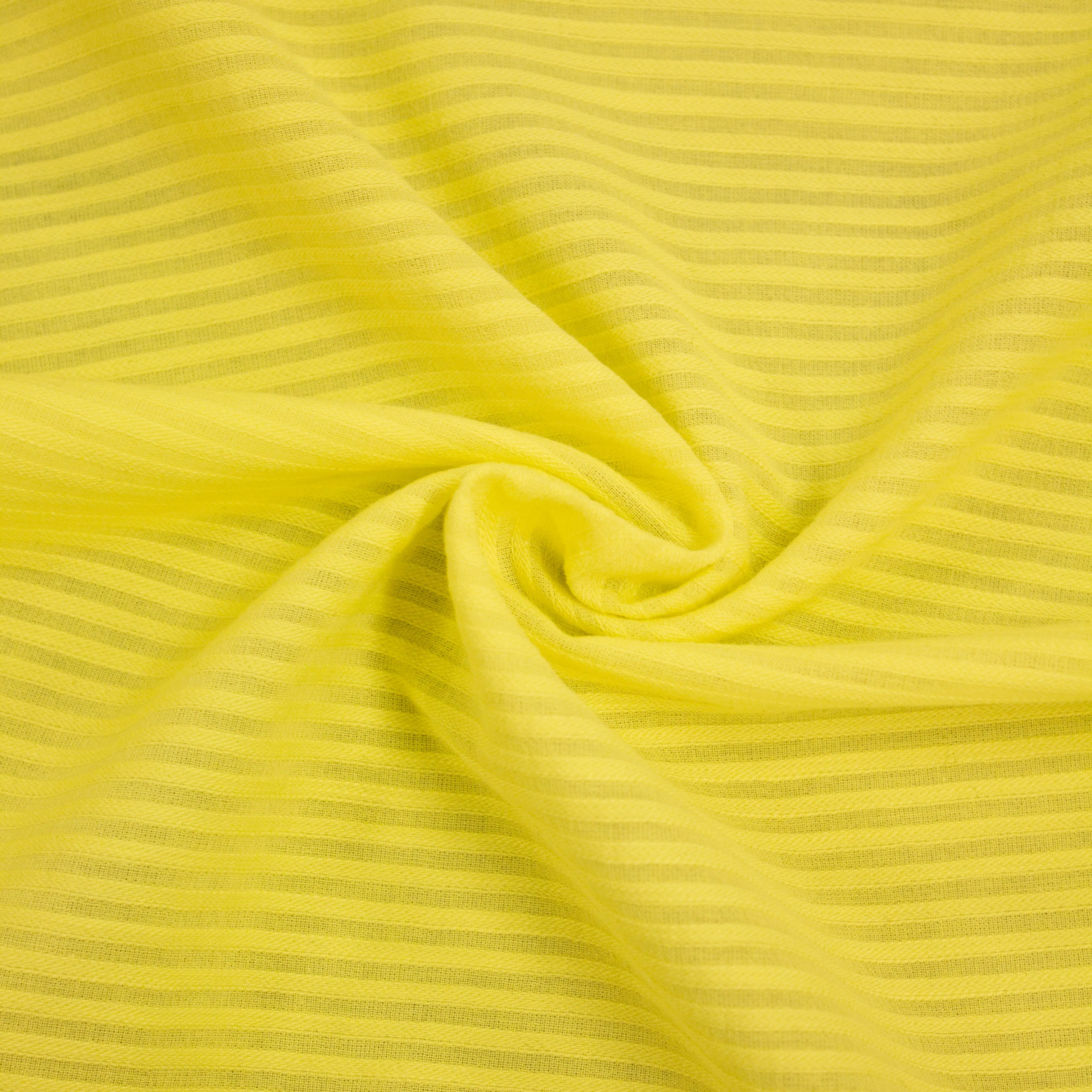Lewis Yellow Striped Cotton