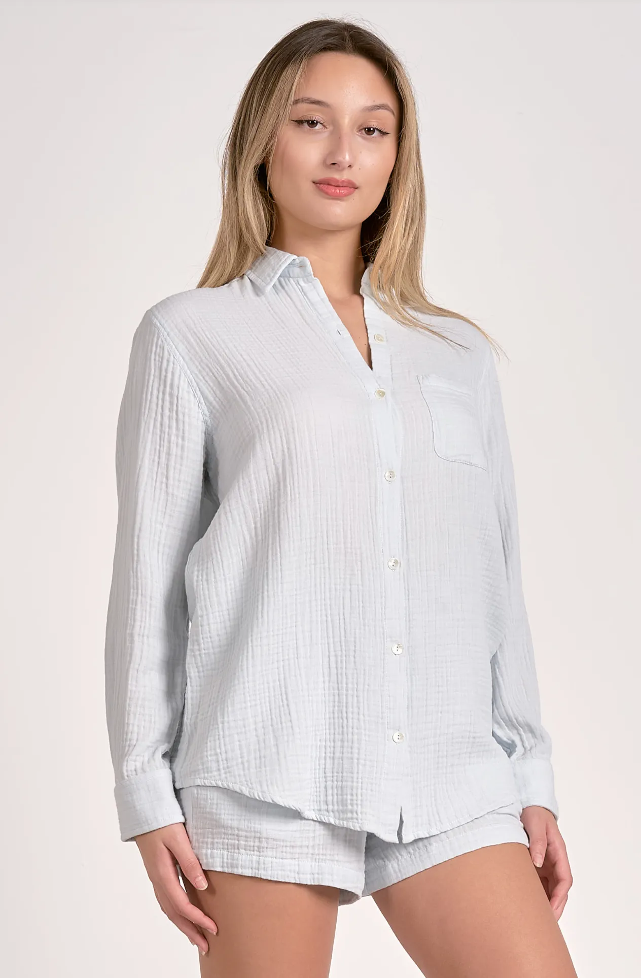Light Blue Button Down