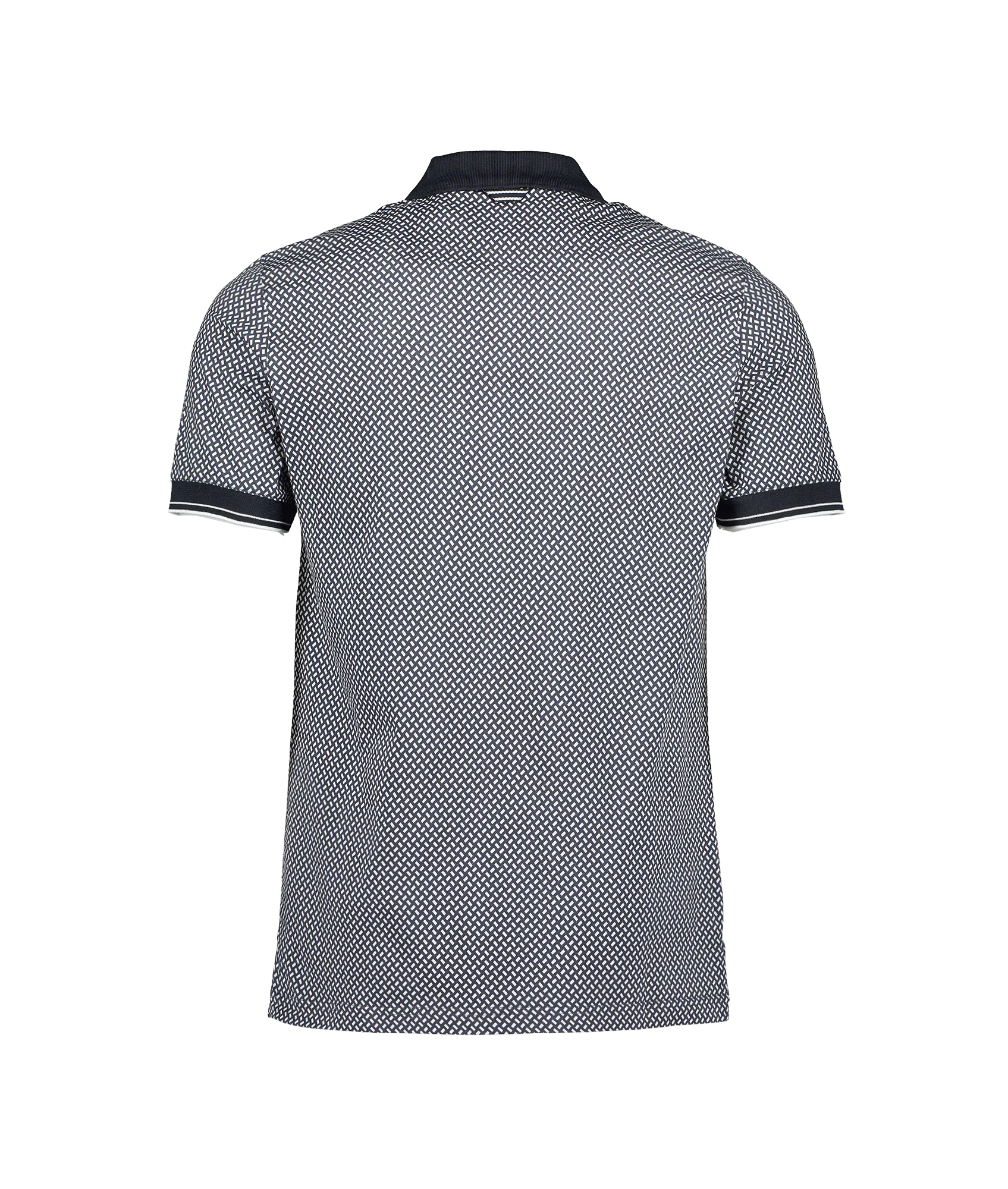 Lobyen Archive Geo Print Polo - Navy