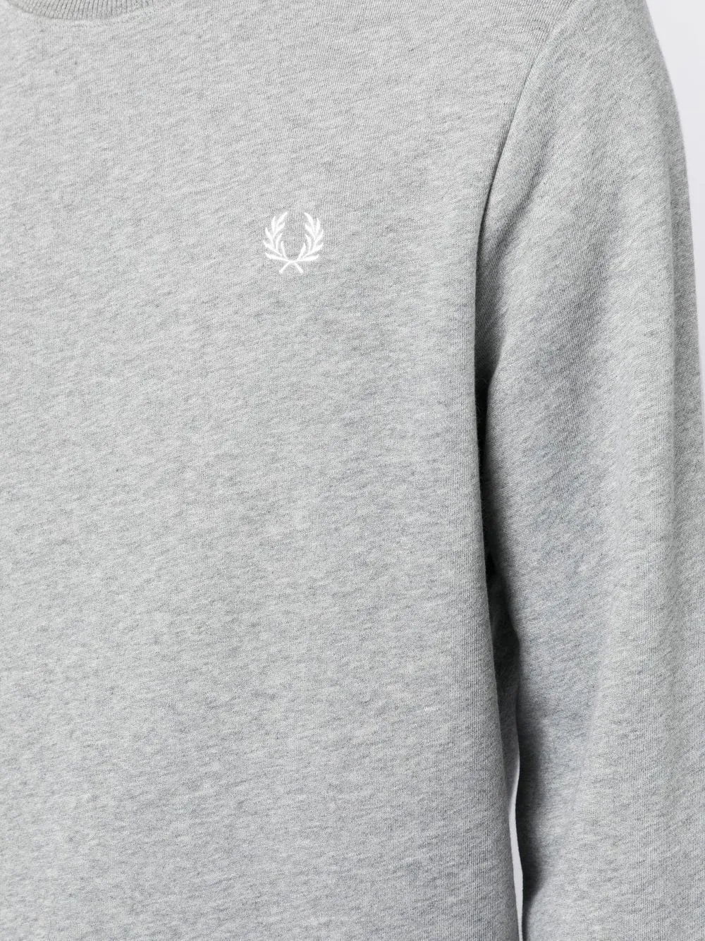 logo-embroidered cotton-blend sweatshirt