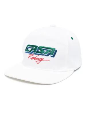 logo-embroidered cotton hat