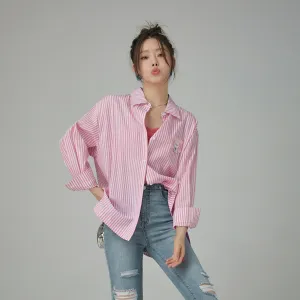 Made By Chuu Button Striped Shirt