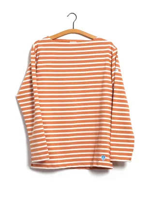 MARINE NATIONALE | Striped T-shirt | Persimmon Ecru