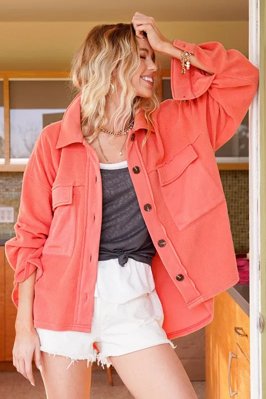 Matilda Light Weight Long Sleeved Oversized Jacket