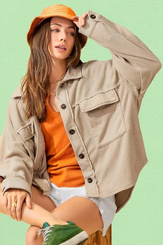 Matilda Light Weight Long Sleeved Oversized Jacket