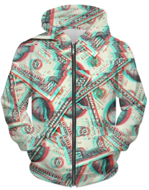 MCHPI Store Abstract Pattren 48 UNISEX ZIP HOODIE