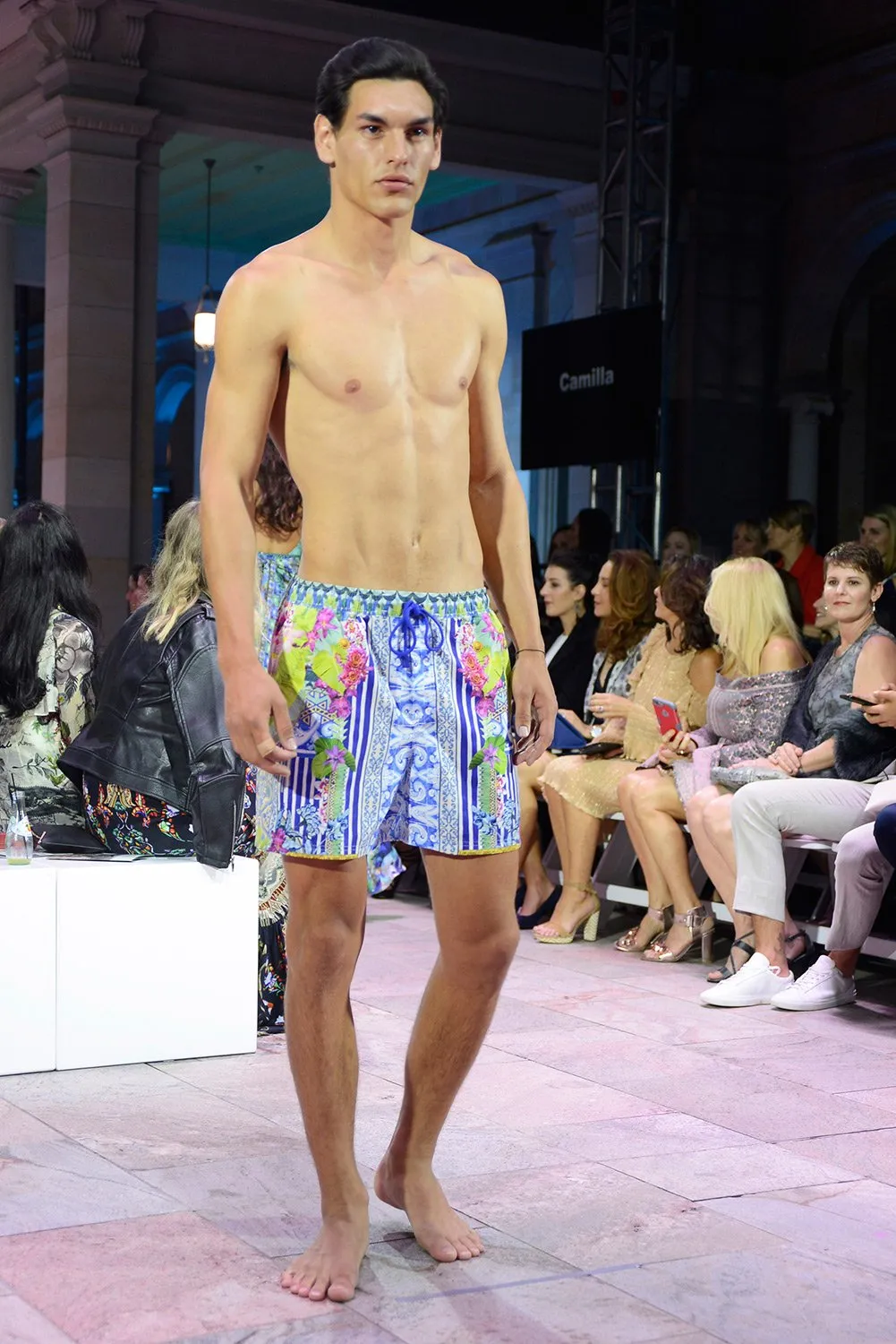 MEN'S ELASTIC WAIST BOARDSHORT BAHIA BLISS