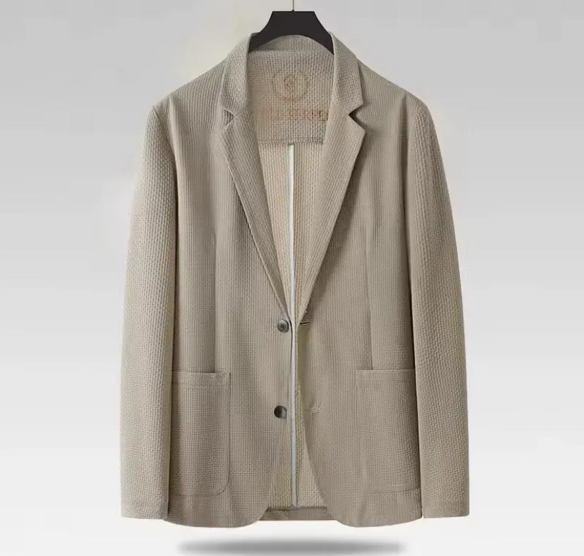 Men's Fashion Oversized Jacket Simple Lightweight Casual Suit  P80321