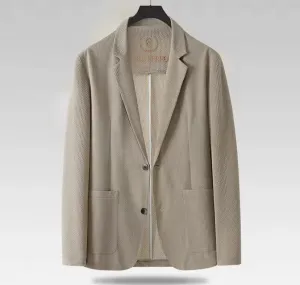 Men's Fashion Oversized Jacket Simple Lightweight Casual Suit  P80321