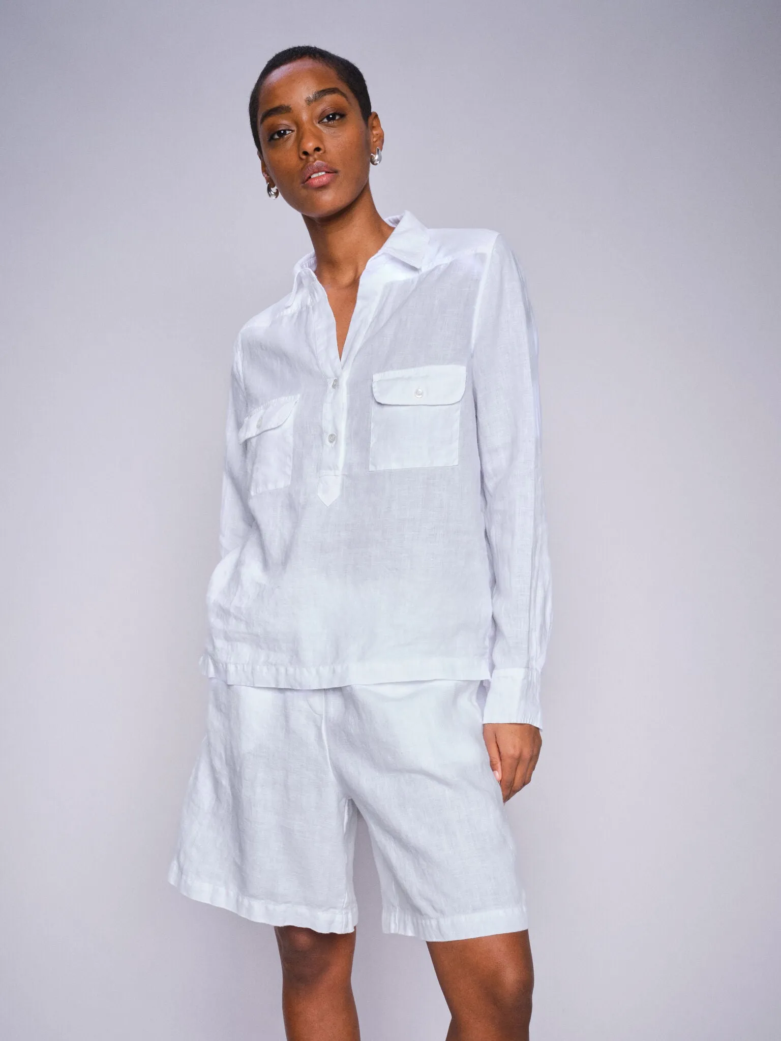 MMEmmie Linen Bermuda Shorts