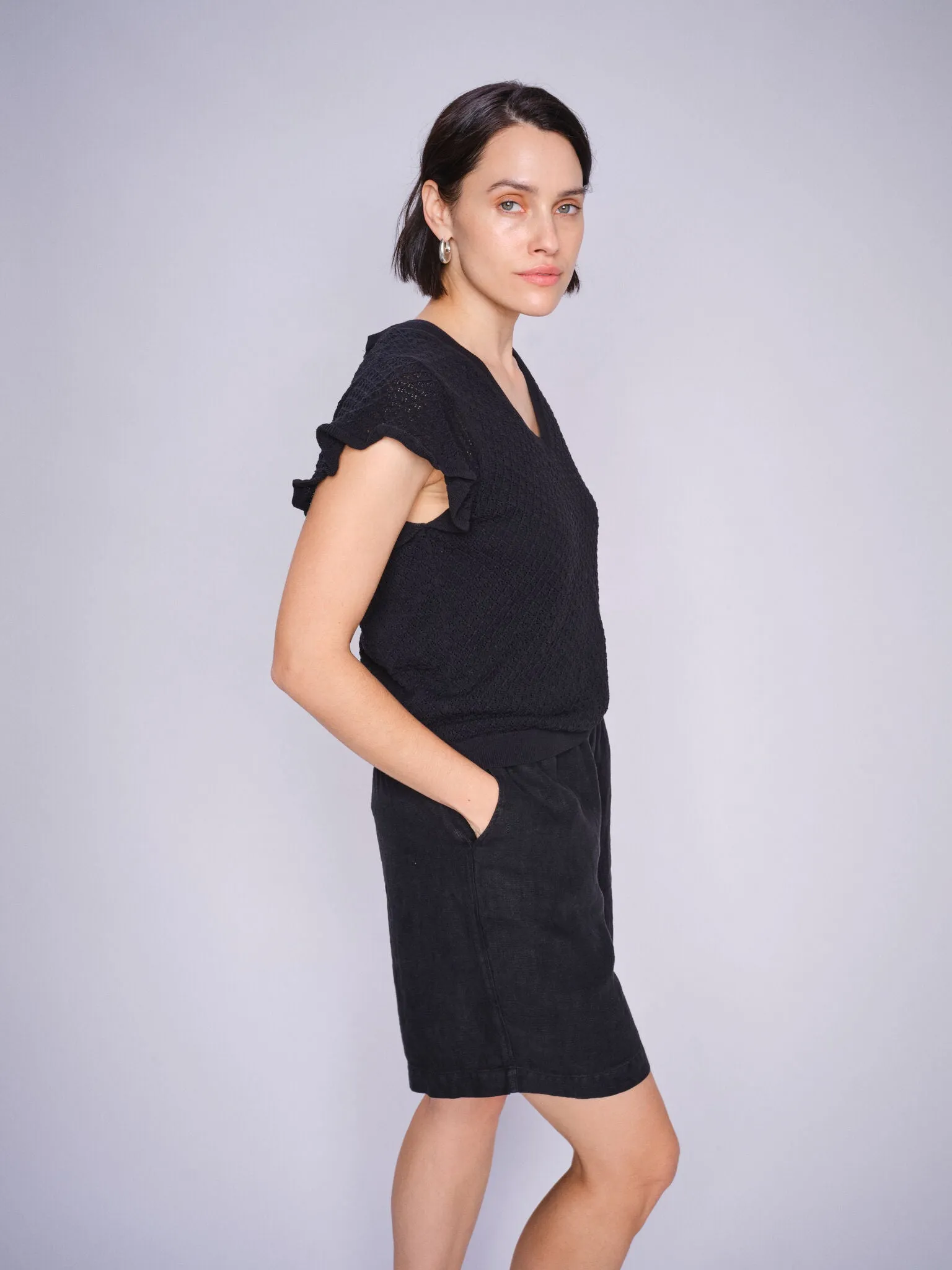 MMEmmie Linen Bermuda Shorts